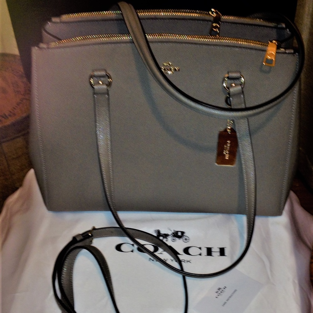 Stanton Large XGrain Saffiano Leather Shoulder bag